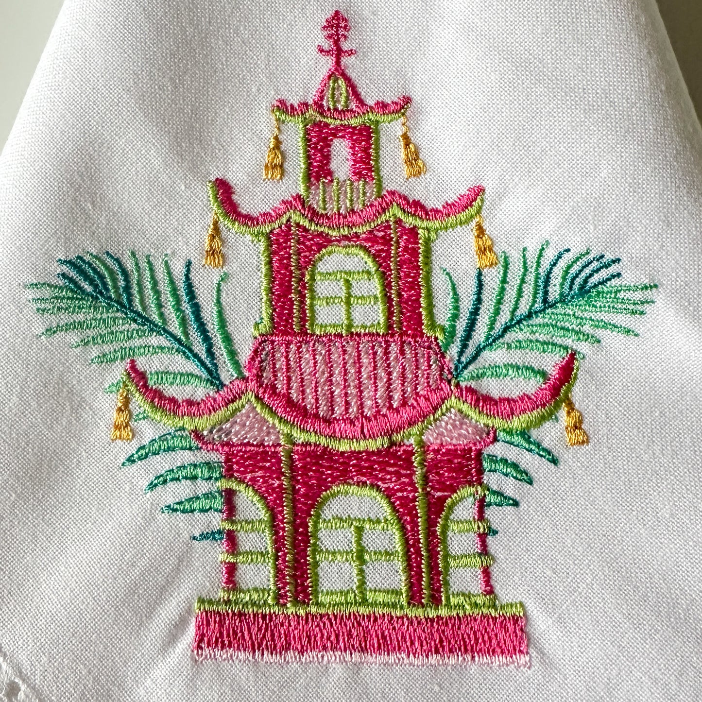 100% COTTON NAPKIN 4PC SET: Oriental Oasis