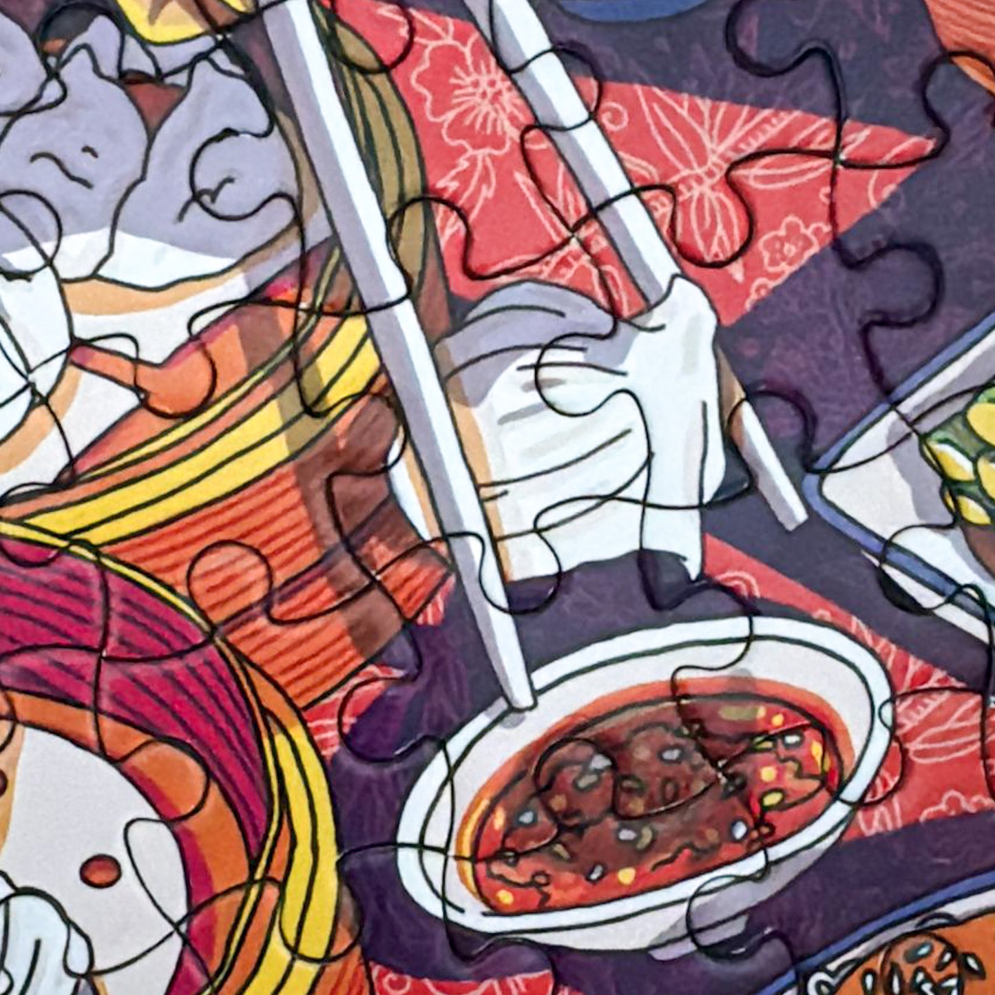 100pc MINI PUZZLE: Dim Sum Delights