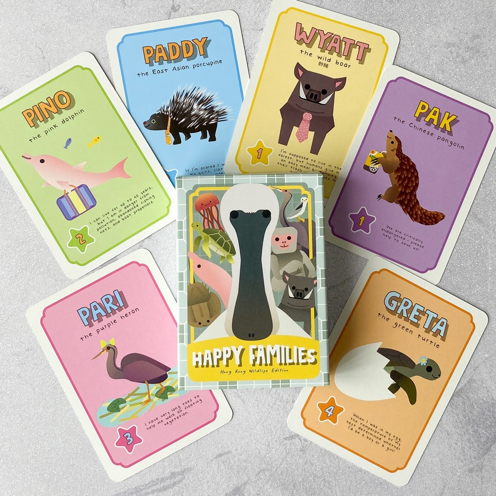 CARD GAMES: Hong Kong Happy Families (Bilingual)