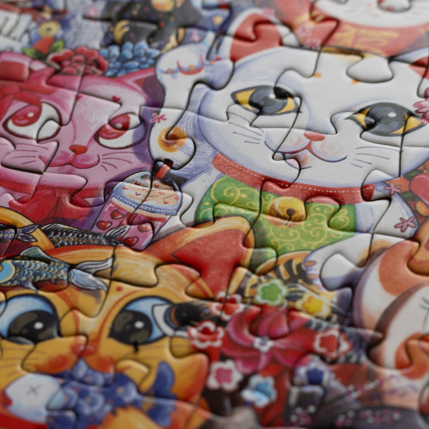 100pc PUZZLE: I ❤️ Lucky Cats