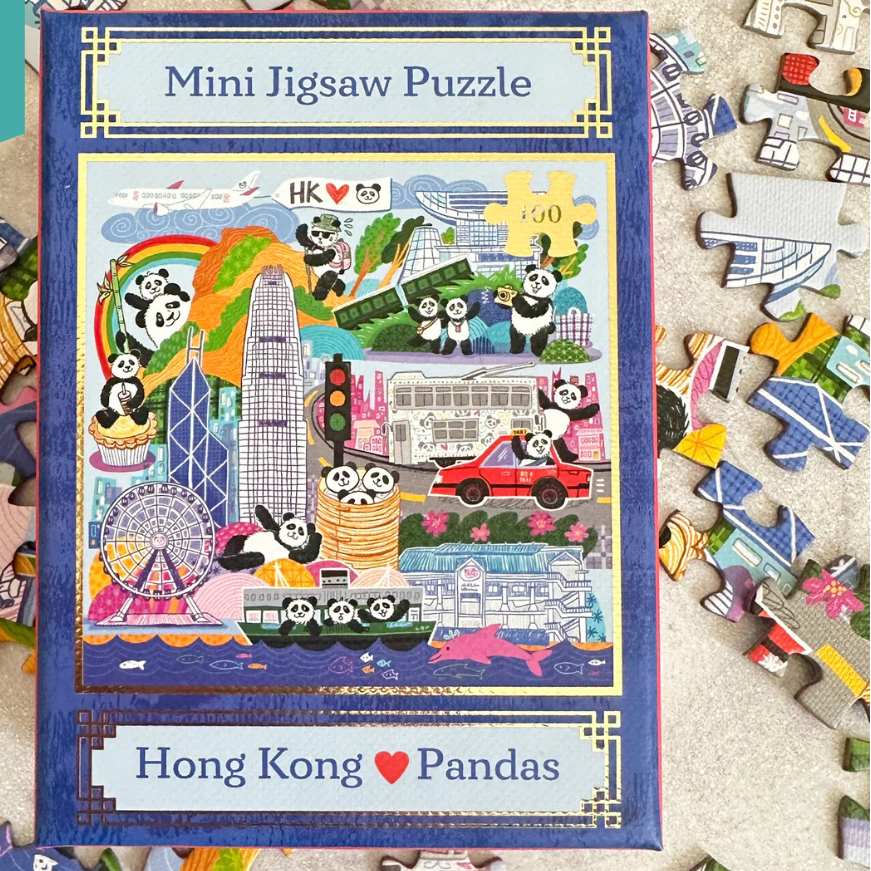 100pc PUZZLE: Hong Kong ❤️ Pandas