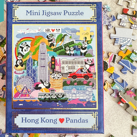 100pc PUZZLE: Hong Kong ❤️ Pandas