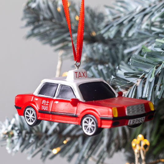 HANGING DECORATION: Red Taxi