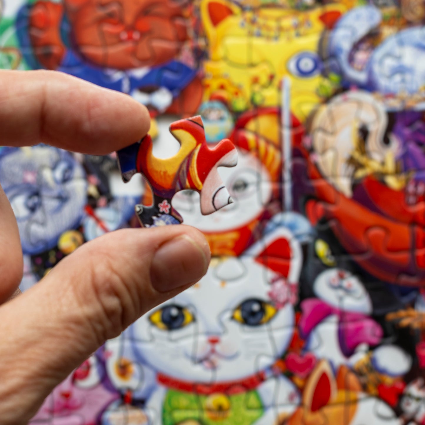 100pc PUZZLE: I ❤️ Lucky Cats