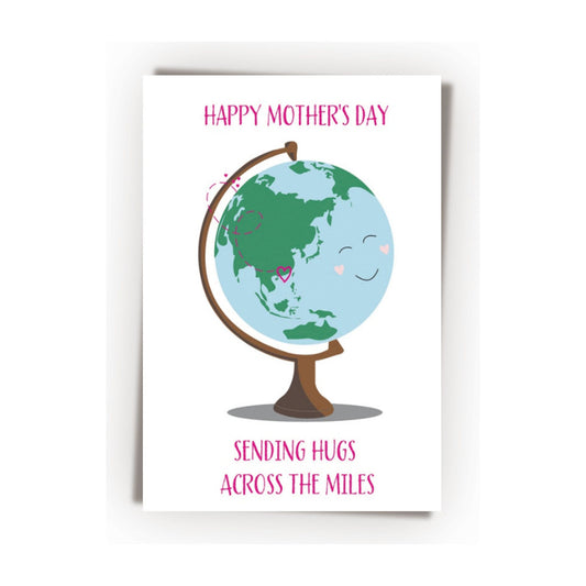 GREETING CARD: Mother's Day - Sending Hugs Across the Miles