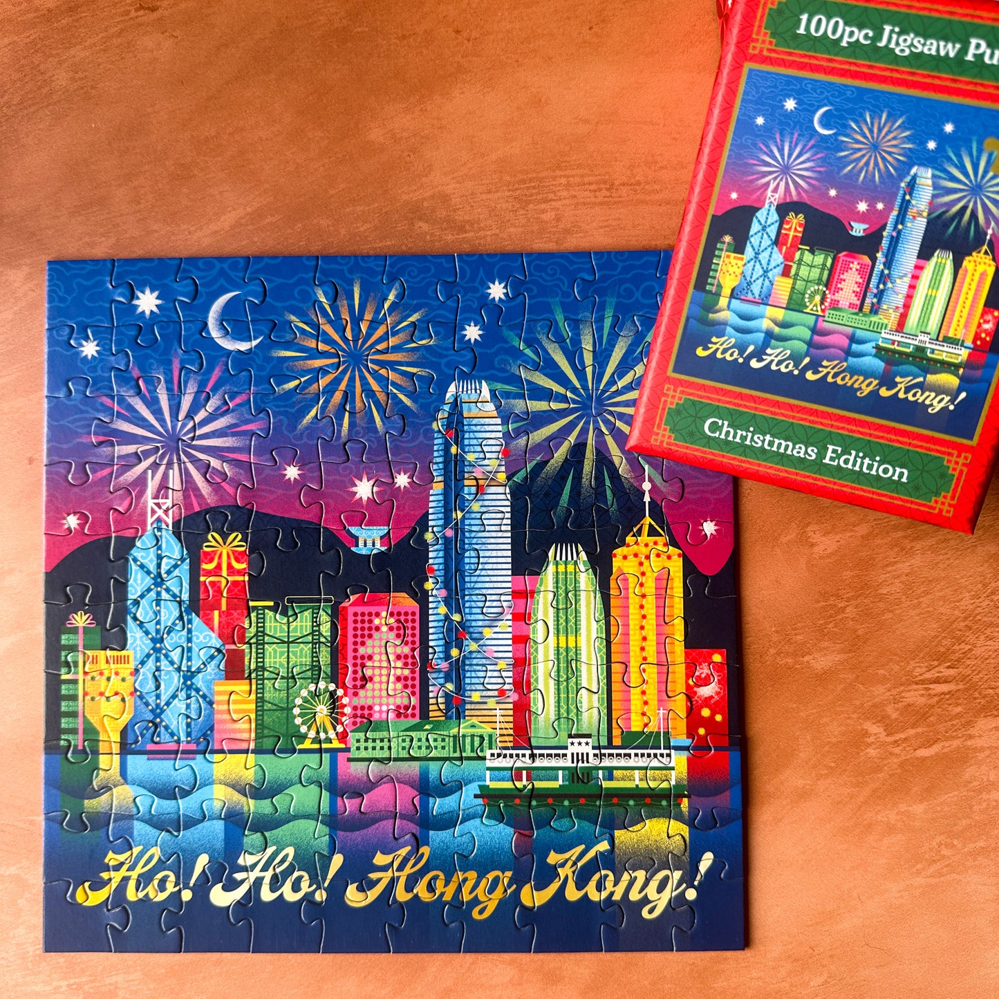 100pc PUZZLE: Christmas Edition - Ho Ho Hong Kong