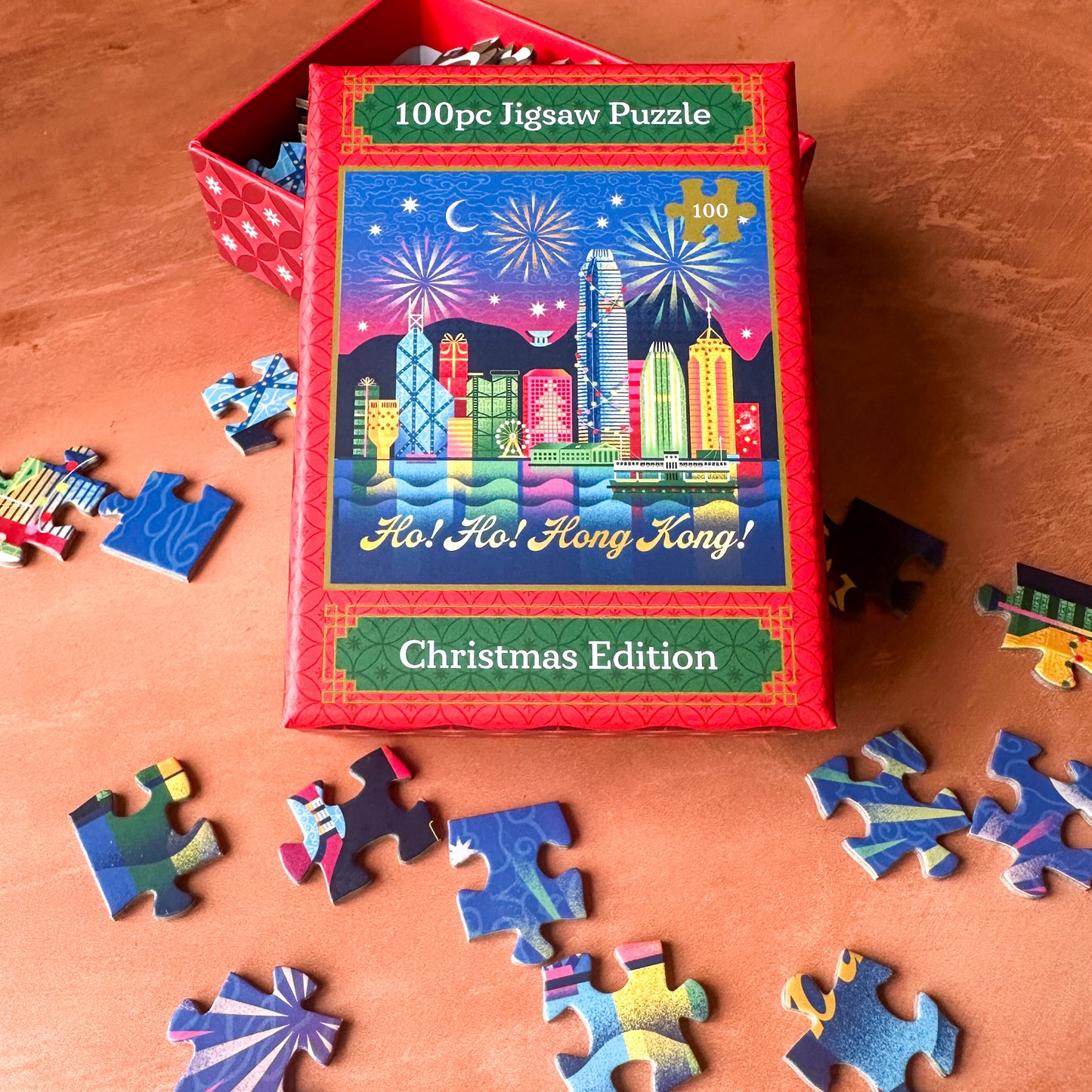 100pc PUZZLE: Christmas Edition - Ho Ho Hong Kong