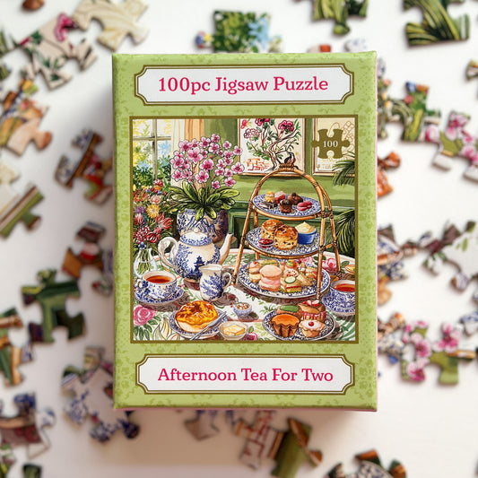 100pc PUZZLE: Afternoon Tea for Two