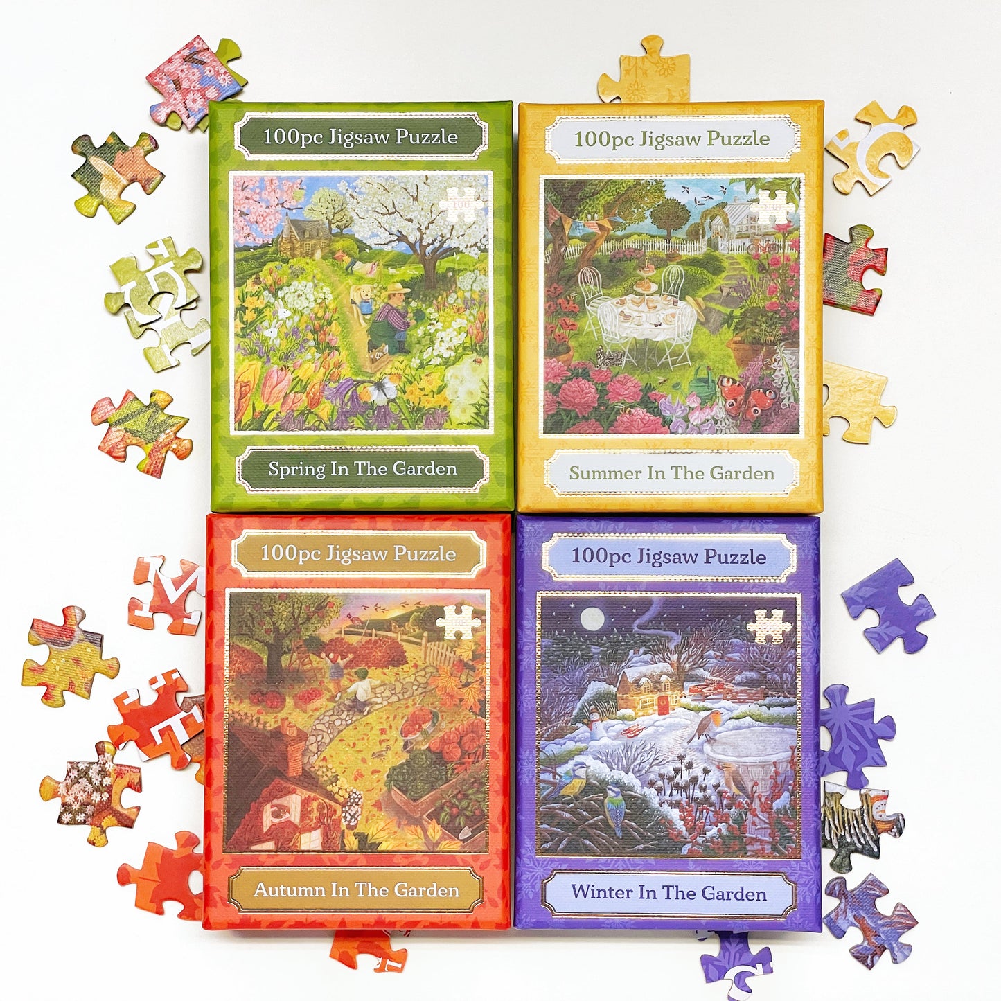 100pc PUZZLE: Four Seasons (4 designs)