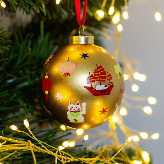 GLASS BAUBLE: Hong Kong Icons