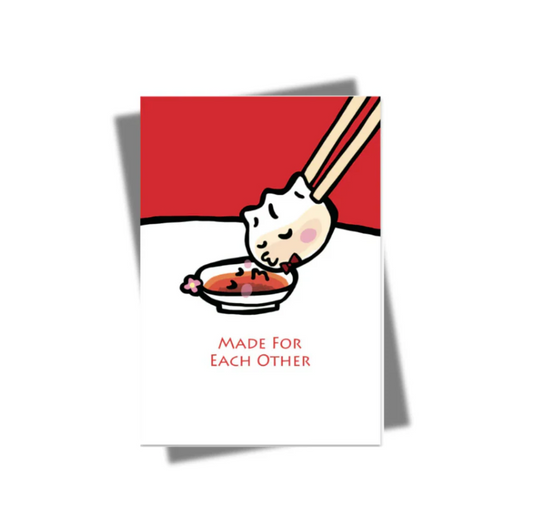 GREETING CARD: Made for Each Other