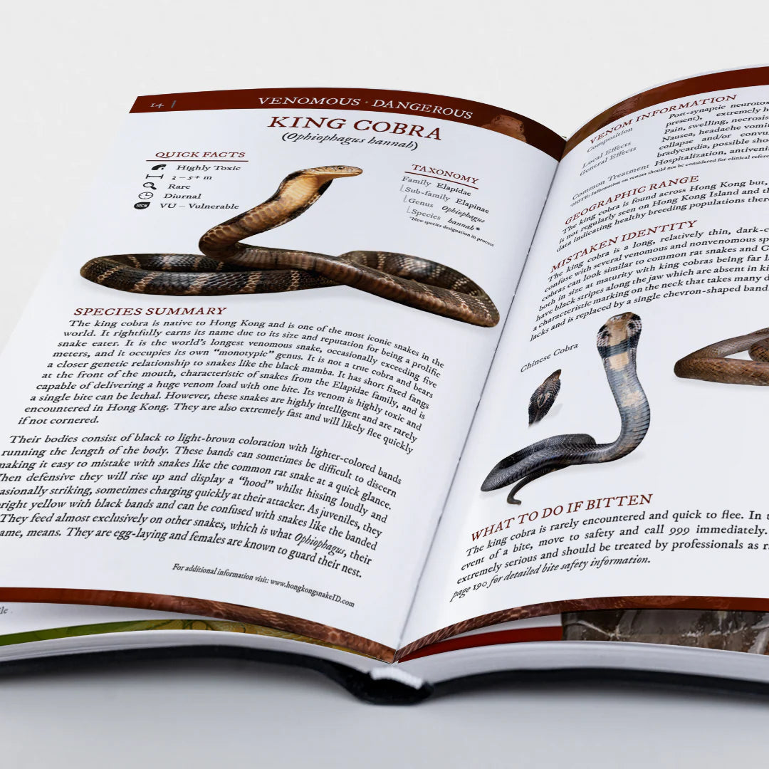 BOOK: A Field Guide to the Snakes of Hong Kong