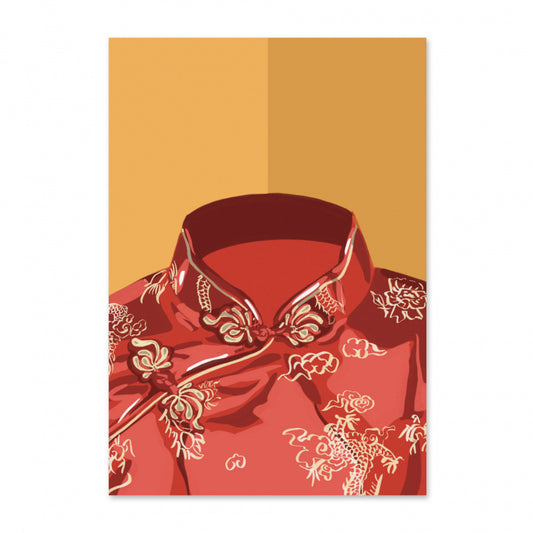 GREETING CARD: Cheongsam