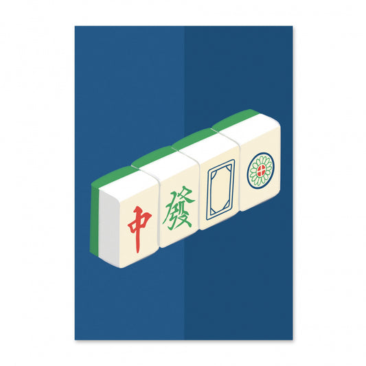 GREETING CARD: Mahjong