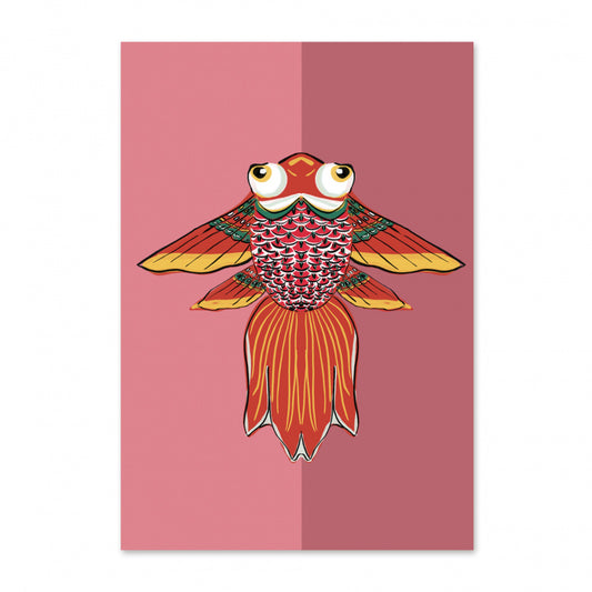 GREETING CARD: Fish Kite