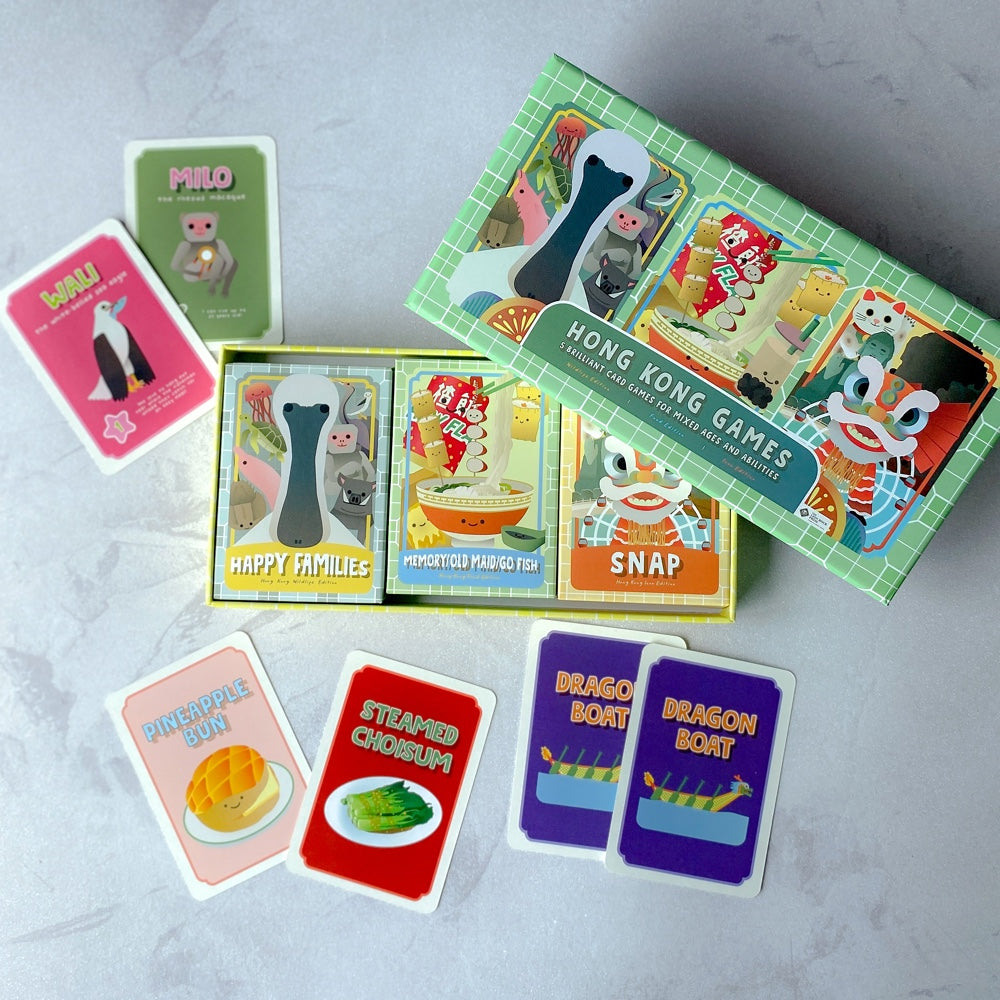 Gray HONG KONG 5 in 1 CARD GAMES