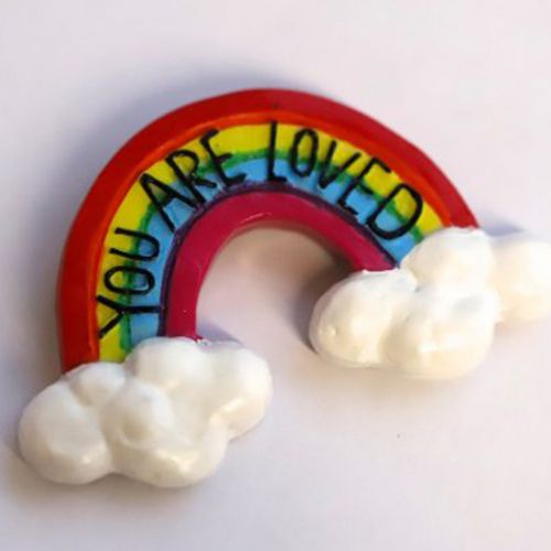Light Gray MAGNET: You Are Loved